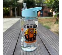 TEMU Botella de Agua Portátil de 500ml con Diseño de Mitología China, Taza para Exteriores con y Asa de Transporte, Estilo Cute y Cartoon