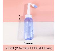 TEMU Botella de irrigación nasal 300/500ML Pot, válvula manual de enjuague de na para adultos y familias, limpiador de nasal sin perfume.