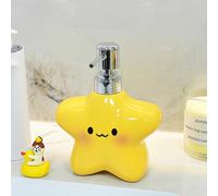 TEMU Botella de Loción Cerámica Estilo INS Diseño Original, Ideal para Champú, Gel de Ducha y de Lociones - Decorativo para Baño, Lavabo o Cocina