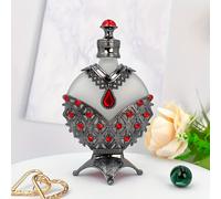 TEMU Botella de Perfume Femenina Árabe Vintage, Botella de Vidrio de Aceite de 30ml, Ideal para Viajes y Regalo de San Valentín - Sin ( Botella Vacía), Botella de Perfume, Regalo Femenino
