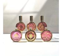 TEMU Botella de perfume rellenable de 20Ml - Contenedor de vidrio con boquilla roscada, grabado láser sin , selección de aleatorio (1-Pack), regalo para Eid, Ramadán