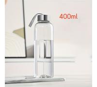 TEMU Botella de Portátil Transparente con de de Acero Inoxidable y Correa para el - A Prueba de Fugas, Irrompible, Diseño , Adecuada para Ciclismo, Viajes, Oficina