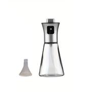 TEMU Botella rociadora de aceite de vidrio de acero inoxidable de gran capacidad para parrilla en la cocina al - un regalo para cocinar y hacer con un rociador de aceite de oliva