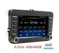 TEMU BQCC Radio para Coche 13.0 GPS Pantalla Táctil TFT de 7 Pulgadas Reproductor MP5 Carplay Auto con BT USB FM RDS Audio para Coche Volkswagen Passat Skoda Seat