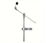 TEMU Brazo de de cymbal de hierro con abrazadera - Soporte de bracket de media sujeción plata ajustable para conjunto de batería, montaje de cymbal con de