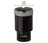 TEMU Broca de corona diamantada M14 de 5-130 mm | agujeros de alambre para madera, yeso y mármol soldado para baldosas de cerámica, granito y mármol