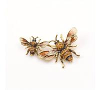 TEMU Broche de abeja contemporáneo y elegante con un diseño de simple, pin de cuello pequeño antideslizante, moderno y encantador