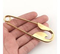 TEMU Broches de cierre grandes de metal de 100 mm, ideales para proyectos de costura, adiciones y manualidades con bufandas, mantas, faldas y tejidos de punto