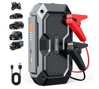 TEMU BRPOM 5000A Arrancador de Batería para Coche, Paquete de Batería de 12V, Booster de Batería, de , Cargador Portátil y Cables de para Motores de de 8.0L y Diésel de 5.0L