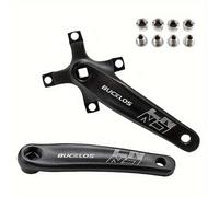 TEMU BUCKLOS 104BCD Crankset de aleación de aluminio , 170mm Agujero cuadrado, velocidad simple//triple, piezas de MTB, ajuste universal