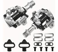 TEMU BUCKLOS PD- Pedales de Bicicleta con Candado, Compatibles SPD 9/16'', Ultraligeros e Impermeables, Antipolvo y Autobloqueantes Cara, Piezas para MTB
