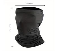 TEMU Bufanda de cuello de poliéster tejido - Multifuncional, resistente al viento, impermeable al polvo para deportes al y ciclismo - Pañuelo de protección solar transpirable y refrigerante