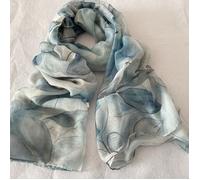 TEMU Bufanda de hilo de poliéster 100% de Bali, Colección /Verano, Estilo Tribal, Estampado de Plantas, Multicolor, 50g/m², Chal Decorativo para Mujeres, No Elástico, Lavable a , , Versátil para Salir