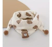 TEMU Bufanda Triangular de Oso para Todas , Bufanda Cortavientos para Niños y Niñas