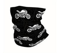 TEMU Bufanda y Mascarilla Multifuncional con Estampado Completo de Motocicleta para Hombres y Mujeres - Transpirable, Regalo Ideal para Actividades al Aire Libre, Lavable a Máquina para Motociclistas