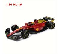 TEMU Burago 1:24 2023 Ferrari F1- 75º de Coche #16 y #55 Auto de Fórmula en Aleación Estática Diecast
