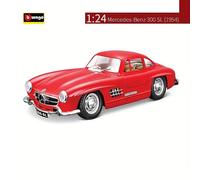 TEMU Burago 1:24 Benz 300SL (1954) de Vehículo de Fundición de Metal Colección de Coches Regalo