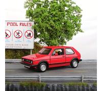 TEMU BURAGO 1:32 del Volkswagen Golf GTI de Coche de Aleación, un Coche de Juguete para Niños, un de Coche Deslizante Decorativo, como Regalo de para Niños.