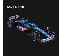 TEMU Burago 1:43 2023 Equipo Alpine F1 A523 #10 y #31 Coche de aleación de fundición a de juguete coleccionable de competición, regalo de colección