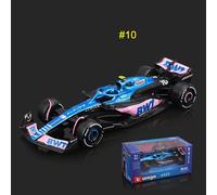 TEMU Burago 1:43 2023 F1 Alpine A523 #10 & #31 de Coche de Metal Fundido, Resistente al , Accionado por Viento, Operación de Empuje, Vehículo de Carreras Coleccionable Regalo