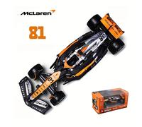 TEMU Burago 1:43 2023 McLaren F1 MCL60 #4 y #81 Coche de Aleación Die Cast Juguete Coleccionable, , Regalos de