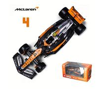 TEMU Burago 1:43 2023 McLaren F1 MCL60 #4 y #81 Coche de aleación fundido a presión de juguete Coleccionable, , Regalos de Navidad, Regalo de