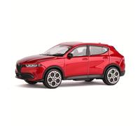 TEMU BURAGO 1:43 Alfa Aleación de Moldeado a la - Coche de juguete deportivo SUV y azul con interior detallado, diseño realista para regalo de de niños, exhibición coleccionable y juguetona