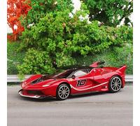 TEMU BURAGO 1:43 Realista del Coche Ferrari Fxxk - Réplica de Aleación de con Acción de Empuje, Adecuado para Coleccionistas y Regalo de ( de Ferrari)