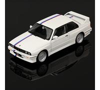TEMU Burago Autorizado 1:24 1988 para BMW M3 Aleación Diecast Metal Coche Deportivo Simulación Colección Juguete Regalo