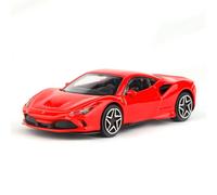 TEMU BURAGO Simulación 1:43 Aleación Ferrari F8 Coche Coche de Juguete para Niños Coche de Juguete Ornamento Coche Deslizante Juguete para Niños Regalo de
