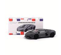 TEMU BURAGO Simulación Aleación Lamborghini Revuelto Die Casting Coche Juguete Regalo de Coche Deslizante Coche de Bolsillo