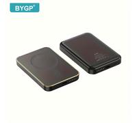 TEMU BYGP Batería Externa Inalámbrica de 5000mAh con Succión Magnética, Pantalla LED, Compatible con iPhone 15/14 Pro/13/12, Batería de para Emergencias al , Regalo