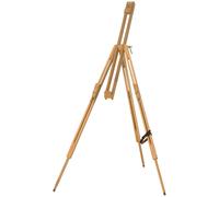 TEMU Caballete de madera Vinsetto Artist con soportes, plegable y portátil para artistas de , lienzos de 66/107 cm, madera natural
