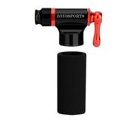 TEMU Cabezal de inflado de CO2 compacto y fácil de usar con un juego de aislante, gas excluido, para mini bombas de CO2 de bicicleta de aleación