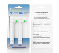 TEMU Cabezales de cepillo de repuesto Alyson 2 - YF-17A, adecuados para cepillos eléctricos rotativos Oolb, cerdas suaves, cepillo interdental ortodóntico, cepillo de huecos dentales.