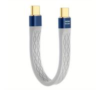 TEMU Cable de 40Gbps USB C a Tipo C Cable Corto PD 240W 8K 60Hz para Thunderbolt 3/4 Iphone 15 16 17 Pro Max SSD Power Bank
