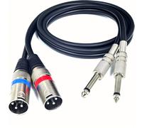 TEMU Cable de 6 mm de color de QIDUOHAO / Par de cables dobles de 6.5 mm a , 1 par de cables dobles de 6.5 mm/ independientes