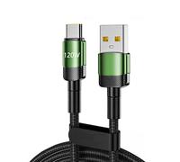TEMU Cable de Carga Rápida USB-C GXLHR PD120W, Accesorio Móvil, Compatible con iPhone 15/16/17, Huawei, OnePlus, Xiaomi, , Vivo y Otros Smartphones, Tabletas y Laptops para Carga y Transferencia de