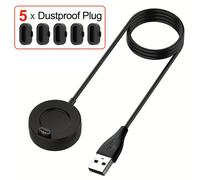 TEMU Cable de Carga USB para Garmin Fenix 7 7S 7X 6 6S 6X 5 5X 5S Plus 5 4 3 935 245 255 2, Base de Carga Tipo-C para Smartwatch con Tapón Antipolvo