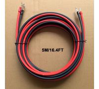 TEMU Cable de Conexión de Controlador de Carga Solar a Batería 4mm² No.12, Conector de Batería M8 O a Terminal Aislado con Crimpado, Solar para RV y Coche - Cable de Extensión Solar 1m 2m 4m 5m y