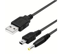 TEMU Cable de de carga para PSP compatible con Sony PSP 1000-3000, línea de carga USB de cabezal, 1.2 metros de largo