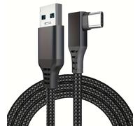 TEMU Cable de Mcbazel de 20 Pies (6 m) Compatible con Quest 2/Quest/PC/VR, USB 3.0 a Tipo-C, Accesorio de Cable Largo con Carga Rápida de 3A y Transferencia de de 5Gbps para Auriculares VR