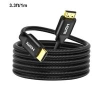 TEMU Cable HDTV 4K 60Hz | Cable I-ZCLIVE HDTV 2.0 con HDR, 2.2/1.4, 3D, Soporte 2160P, 1080P, Conector a