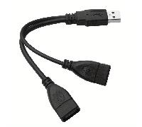 TEMU Cable USB 2.0, Cable USB a Hembra, Cable Cargador USB, Cable USB A 2.0 a Hembra USB Y Splitter para Laptop//Transmisión de /Carga, etc