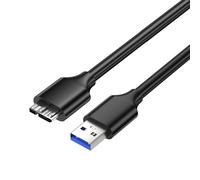 TEMU Cable USB 3.0 Micro B, cable para disco duro externo, SSD, compatible con , PS4 y más