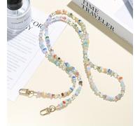 TEMU Cadena Larga Estilosa y Colorida de Cuentas para Teléfono Móvil, Correa Cruzada con Cadena Lateral o Trasera Compatible iPhone Samsung Accesorios Telefonía, Reemplazo Para Bolsos