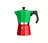 TEMU Cafetera de Espresso de Aluminio - Cafetera de Estufa de 3 OZ y 6 OZ con Prensa Manual, Jarra de Café Duradera, Práctica Olla de Espresso con Filtro