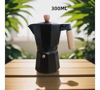 TEMU Cafetera Moka Clásica de Aluminio - 150ml/300ml, Cafetera de Espresso para Estufa para Hogar y Oficina, Acabado Mate con Filtro Reutilizable