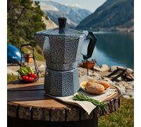 TEMU Cafetera Moka Clásica Italiana de Aluminio - 150ml/250ml, Filtro Reutilizable, Cafetera de Espresso Manual para Uso Doméstico y de Restaurante