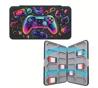 TEMU Caixa de Almacenamiento para Tarjetas de Juegos Compatible con Nintendo Switch con 24 Ranuras y para 24 Tarjetas Micro SD